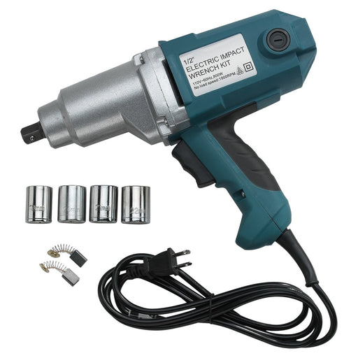 1/2 Inch Electric Impact Wrench Kit with 4 Metric Sockets - ToolPlanet