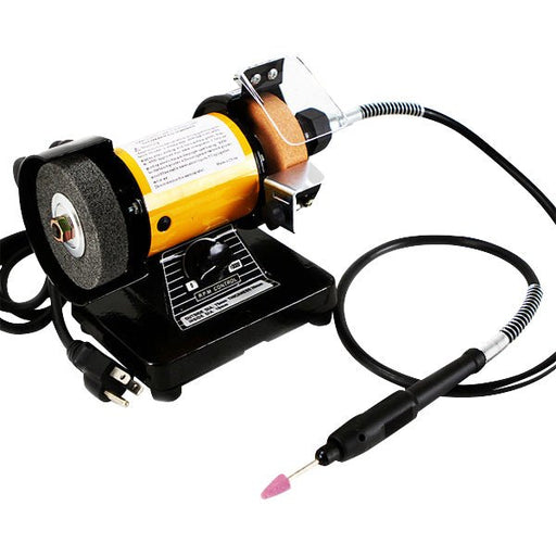 3 In. Small Bench Grinder Mini Electric Grinding Machine Flexible Shaft - ToolPlanet