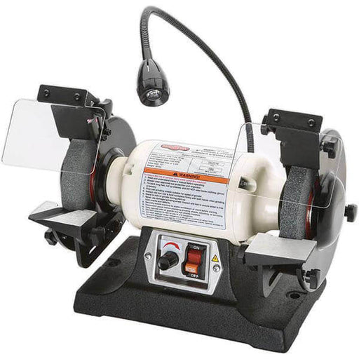 6" Variable Speed Bench Grinder with Work Light Shop Fox W1839 - ToolPlanet