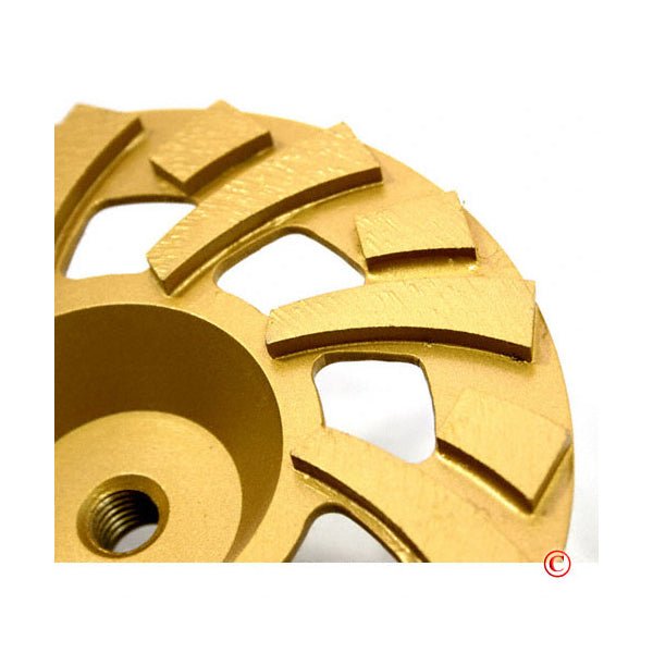 7 Inch Diamond Cup Wheel Super Turbo Concrete Grinding 5/8"-11 nut - ToolPlanet