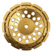 7 Inch Diamond Grinding Wheel For Concrete Double Row 7/8-5/8 Arbor - ToolPlanet