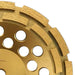 7 Inch Diamond Grinding Wheel For Concrete Double Row 7/8-5/8 Arbor - ToolPlanet
