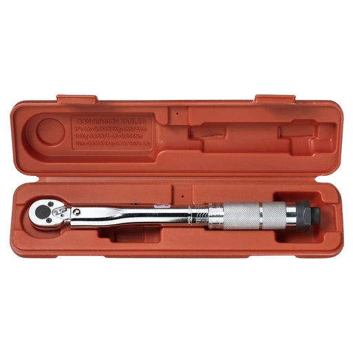 Adjustable Torque Wrench 1/4 Inch 20-200 ft/lb Click Adjust with Case - ToolPlanet