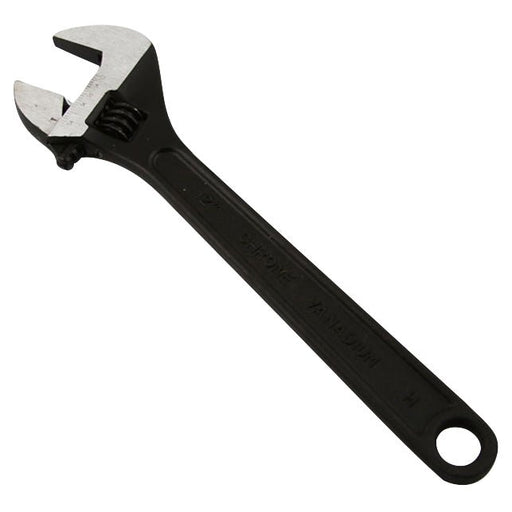 Adjustable Wrench | 12 Inch Black Oxide CrV Industrial Grade - ToolPlanet