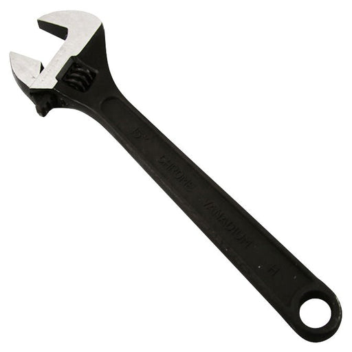 Adjustable Wrench 18 Inch Black Chrome Oxide CrV Industrial - ToolPlanet