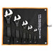 Adjustable Wrench Set CrV Black Oxide Steel 5 pc 4, 6, 8, 10, 12 inch - ToolPlanet