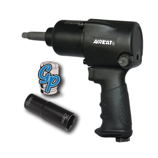 Aircat 1431-2 1/2 in. Twin Hammer Air Impact Wrench 2" Anvil - ToolPlanet
