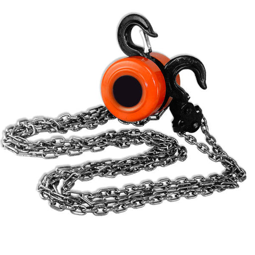 Chain Hoist Block Winch Manual Pulley Lift 1 Ton Capacity - ToolPlanet