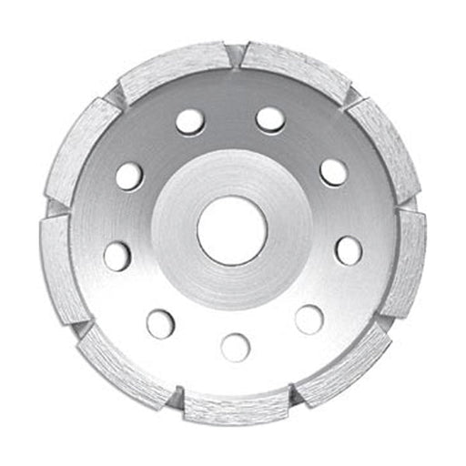 Concrete Grinding Wheel 4-1/2 inch Diamond Cup Single Row Segment Nut - ToolPlanet
