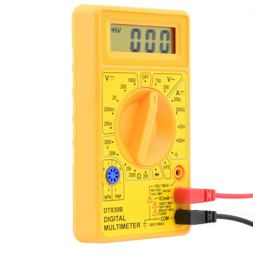Digital Multimeter Diode Transistor Tester AC DC Volt Meter - ToolPlanet