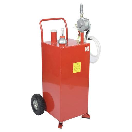 Gas Caddy 20 Gallon Rotary Pump Siphon Fuel Transfer Tank - ToolPlanet