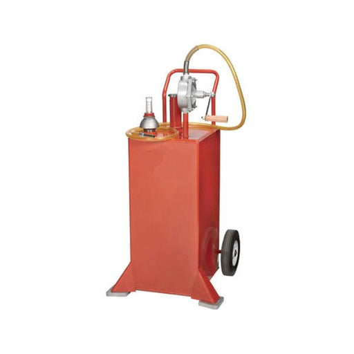 Gas Caddy Fuel Pump Gasoline Kerosene Diesel 30 Gallon Steel Body - ToolPlanet