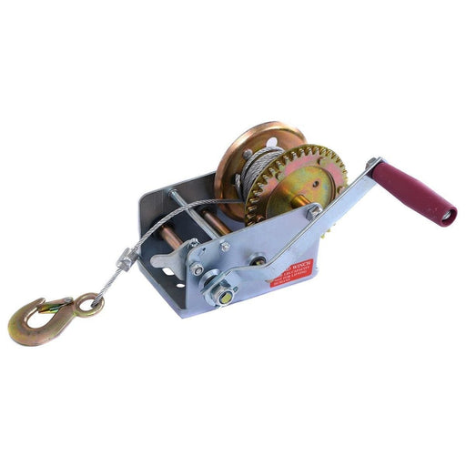 Hand Winch - Cable Winch 2500 lb 2 Way Hand Crank - ToolPlanet