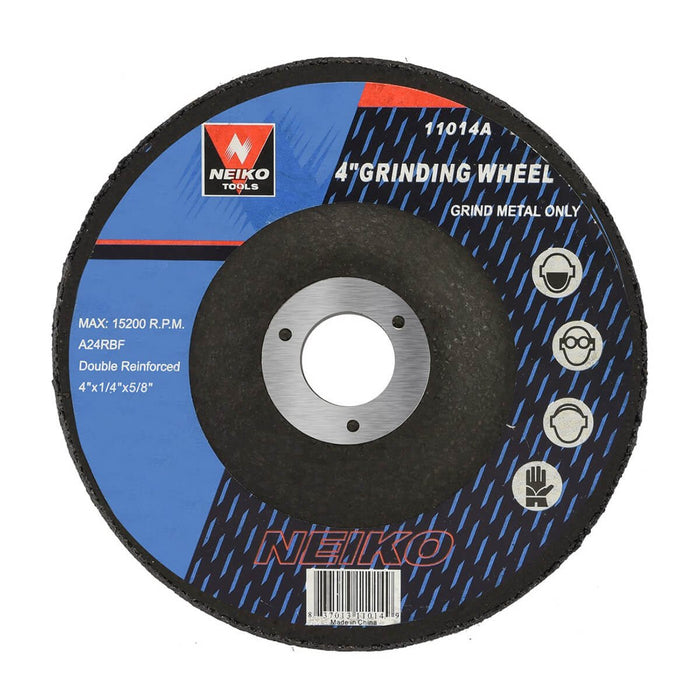 Neiko Tools USA 4" x 1/4" Abrasive Grinding Wheels with Hub - ToolPlanet