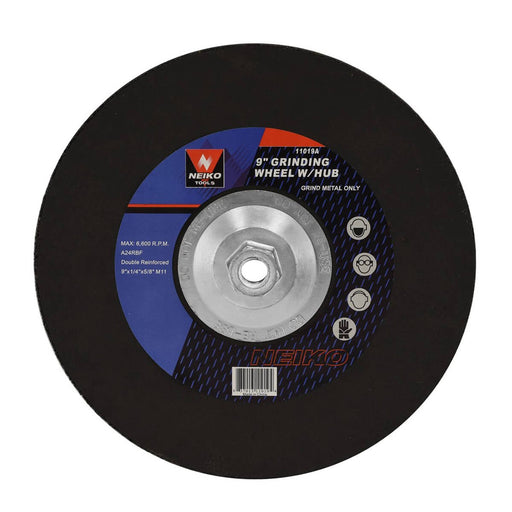 Neiko Tools USA 9" x 1/4" Abrasive Grinding Wheels with Screw Hub - ToolPlanet