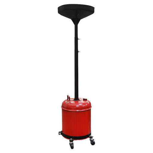 Oil Drain Can - Pan Portable 5 Gallon Rolling Automotive Change Tool - ToolPlanet
