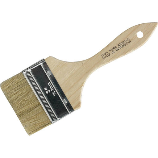 Paint Brush with Wood Handle 3X3/8X11/20" - ToolPlanet
