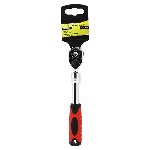 Ratchet Wrench 1/4 Inch Drive Extendable Handle Length - ToolPlanet