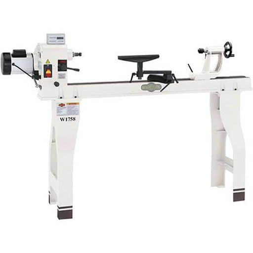 Shop Fox 16 x 43 Inch Wood Lathe with Stand and DRO W1758 - ToolPlanet