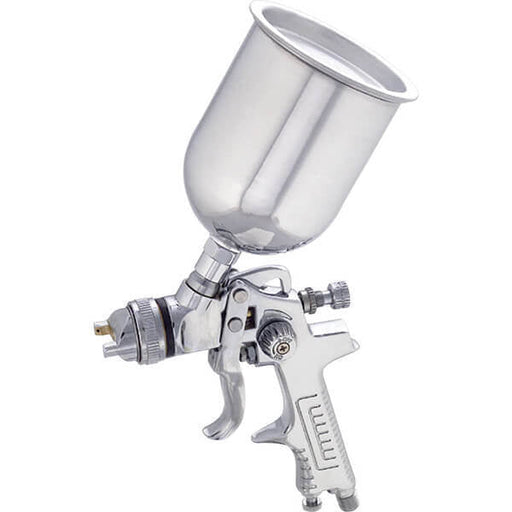 Shop Fox HVLP Deluxe 1.4mm Air Paint Sprayer with Metal Cup W1795 - ToolPlanet