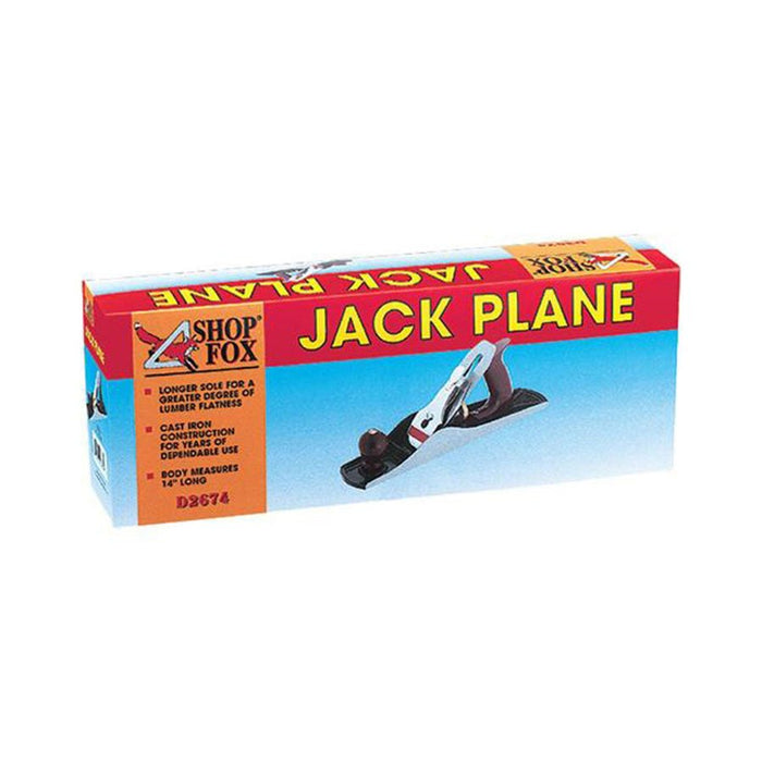 Shop Fox Jack Wood Plane 2 X 14 Inch D2674 - ToolPlanet
