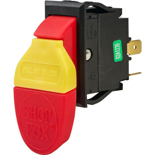 Shop Fox Paddle Switch On Off 125/250 Volt 16/10 Amp Electric D2751 - ToolPlanet