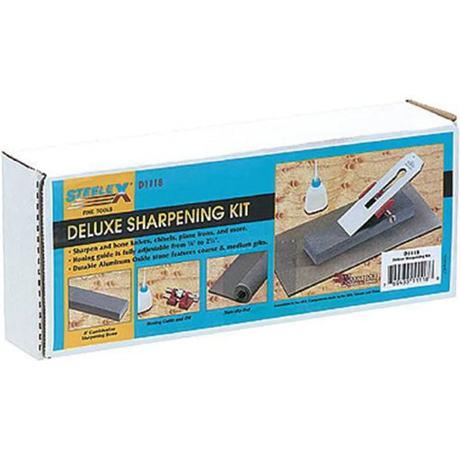 Steelex Chisel Blade Sharpening Honing Stone Set D1118 - ToolPlanet