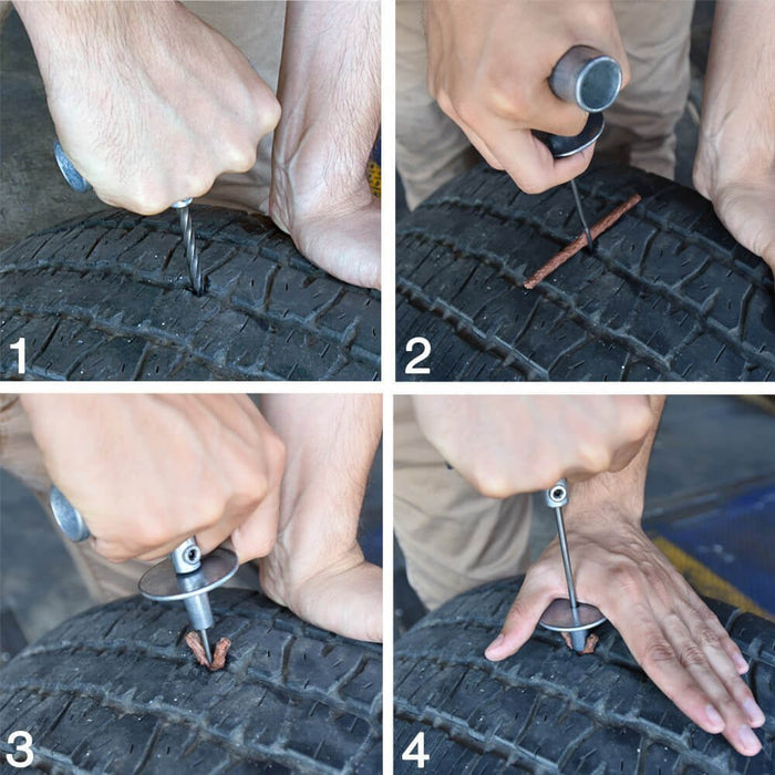 Tire Plug Kit - Repair Patch Set 35 Pc. Automobile Car Truck - ToolPlanet