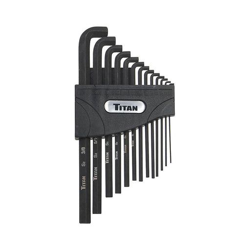 Titan Tools 13 Pc SAE Stubby Hex Key Set 12737 - ToolPlanet