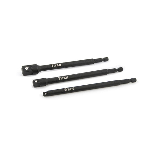 Titan Tools 3 Pc 6 Inch Long Socket Adapter Set 12086 - ToolPlanet