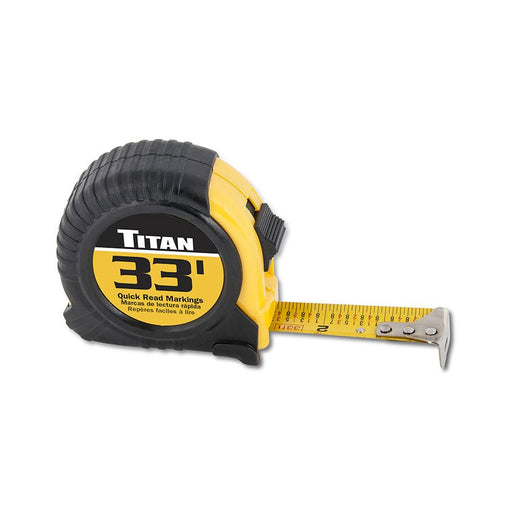 Titan Tools 33 Foot Tape Measure 10908 - ToolPlanet