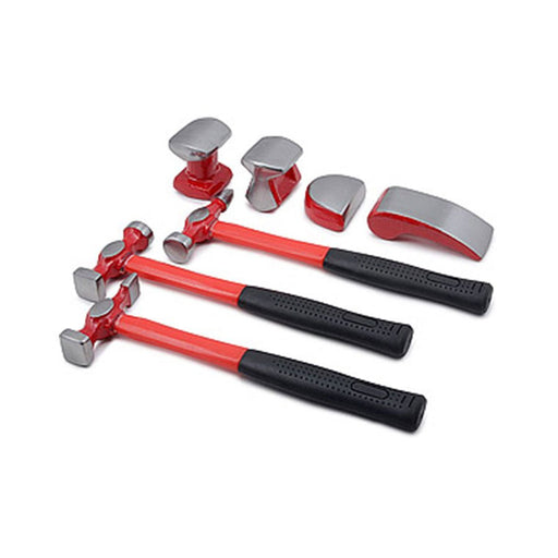Titan Tools 7 Pc Autobody Hammer Set 15084 - ToolPlanet