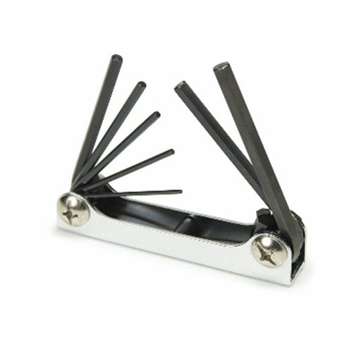 Titan Tools 7 Pc Metric Folding Hex Key Set 12708 - ToolPlanet