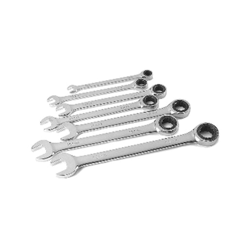 Titan Tools 7 Pc SAE Ratcheting Wrench Set 17350 - ToolPlanet