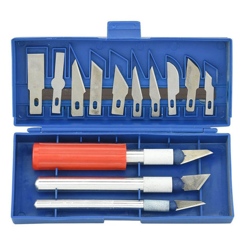 Tooluxe 00521L 16 Pc. Hobby Knife Set - ToolPlanet