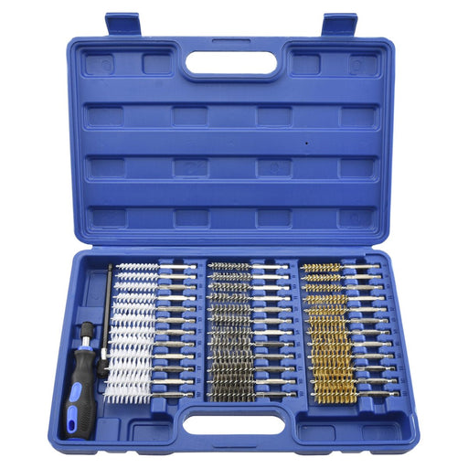Wire Brush Set Long Reach Industrial Machine Engine Cleaning 38 Pc. - ToolPlanet