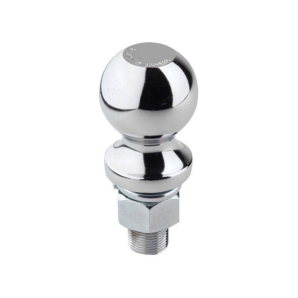 1 7/8 Inch Chrome Trailer Hitch Ball, 3/4 Inch x 2 Inch Shank - ToolPlanet