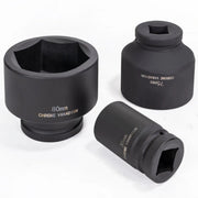 chrome molybdenum impact socket close-up