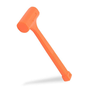 1 lb Dead Blow Hammer Mallet, PVC Neon Orange - ToolPlanet