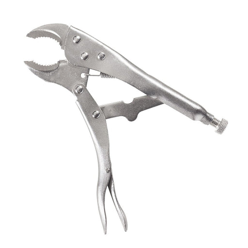 10" Curved Jaw Locking Plier Vise with Cutter - ToolPlanet