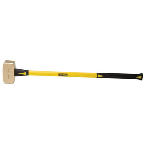 10 lb. Brass Hammer 33" Fiberglass Handle ABC Hammers ABC10BF - ToolPlanet