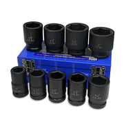 10 pc 1" Dr Deep Jumbo Truck Impact Socket Set SAE - ToolPlanet