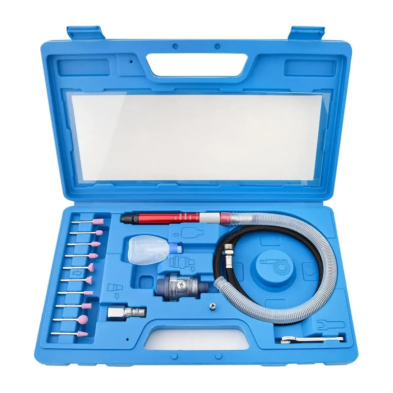 Air Micro Die Grinder Kit – 17 Pc Pencil Grinder Set – 1/8" Collet – 58,000 RPM