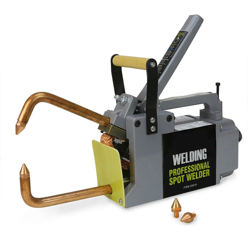 Air-cooled portable spot welder with 6-inch tongs