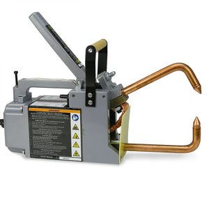 Portable spot welder with easy transport handle