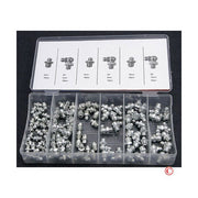 110 pc Hydraulic Grease Fitting Fittings Zerk Set SAE Standard - ToolPlanet