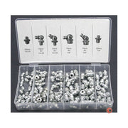 110 pc Hydraulic Grease Fitting Fittings Zerk Set SAE Standard - ToolPlanet