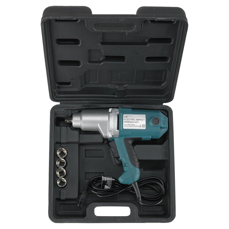 1/2 Inch Electric Impact Wrench Kit with 4 Metric Sockets - ToolPlanet