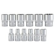 12 piece 1/4 Inch Drive Metric Socket Set - ToolPlanet