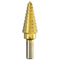 1/4" - 3/4" Titanium M2 Steel HSS Step Drill Bit - ToolPlanet